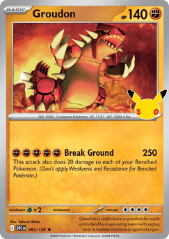 Groudon #82 30th Celebration