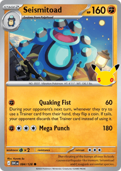 Seismitoad #84 30th Celebration