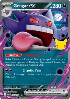 Gengar ex #90 30th Celebration