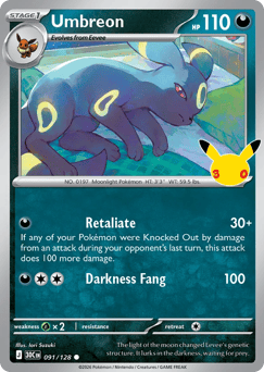 Umbreon #91 30th Celebration