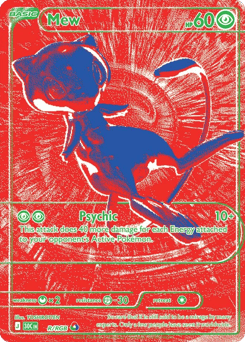 Mew R/RGB, 30th Celebration secret card