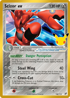 Scizor ex #108 30th Celebration: Classic Collection