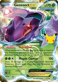 Genesect-EX #11 30th Celebration: Classic Collection