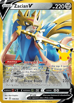 Zacian V #138 30th Celebration: Classic Collection