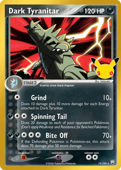 Dark Tyranitar #19 30th Celebration: Classic Collection