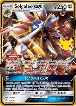 Solgaleo-GX #89 30th Celebration: Classic Collection