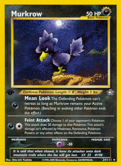 Murkrow #24 Neo Genesis