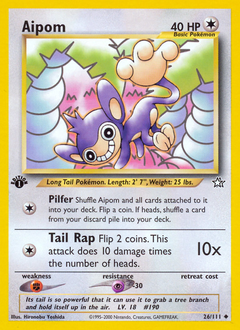 Aipom #26 Neo Genesis