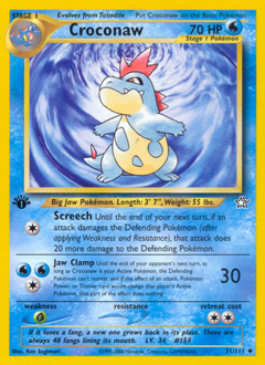 Croconaw #31 Neo Genesis