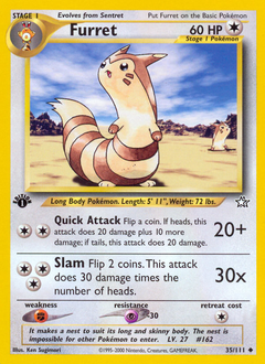 Furret #35 Neo Genesis