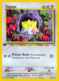 Togepi #51 PSA 10