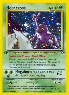 Heracross #6 Neo Genesis