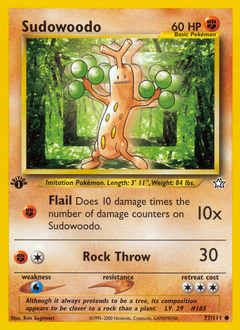 Sudowoodo #77 Neo Genesis