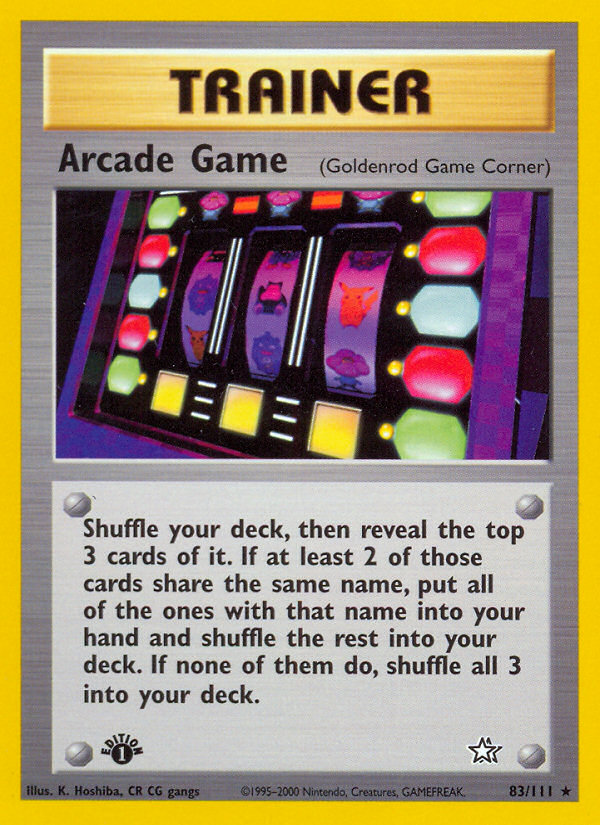 Arcade Game #83 Neo Genesis