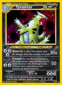 Tyranitar Neo Discovery #12