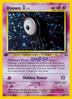 Unown [A] #14 Neo Discovery