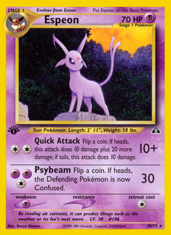 Espeon #20 Neo Discovery