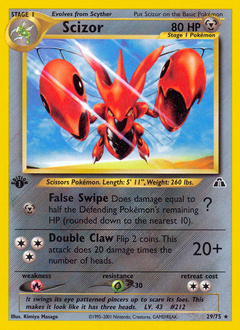 Scizor #29 Neo Discovery