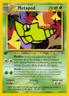 Metapod #42 Neo Discovery