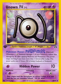 Unown [N] #50 Neo Discovery