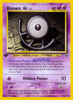 Unown [U] #51 Neo Discovery