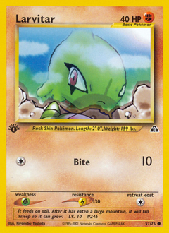 Larvitar #57 Neo Discovery
