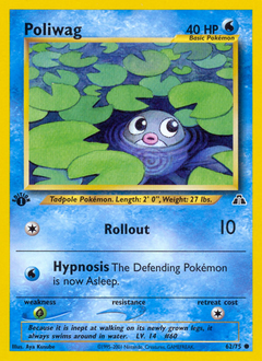 Poliwag #62 Neo Discovery