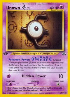 Unown [E] #67 Neo Discovery
