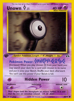Unown [I] #68 Neo Discovery