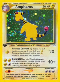Ampharos #1 Neo Revelation