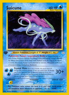 Suicune #27 Neo Revelation