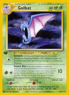 Golbat #29 Neo Revelation