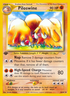 Piloswine #36 Neo Revelation