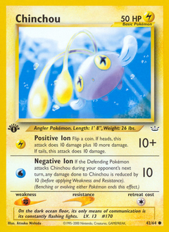Chinchou #42 Neo Revelation
