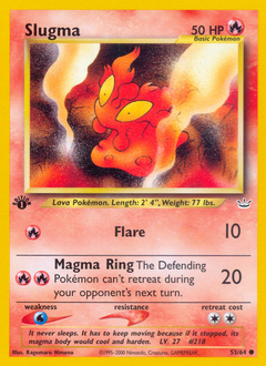 Slugma #53 Neo Revelation