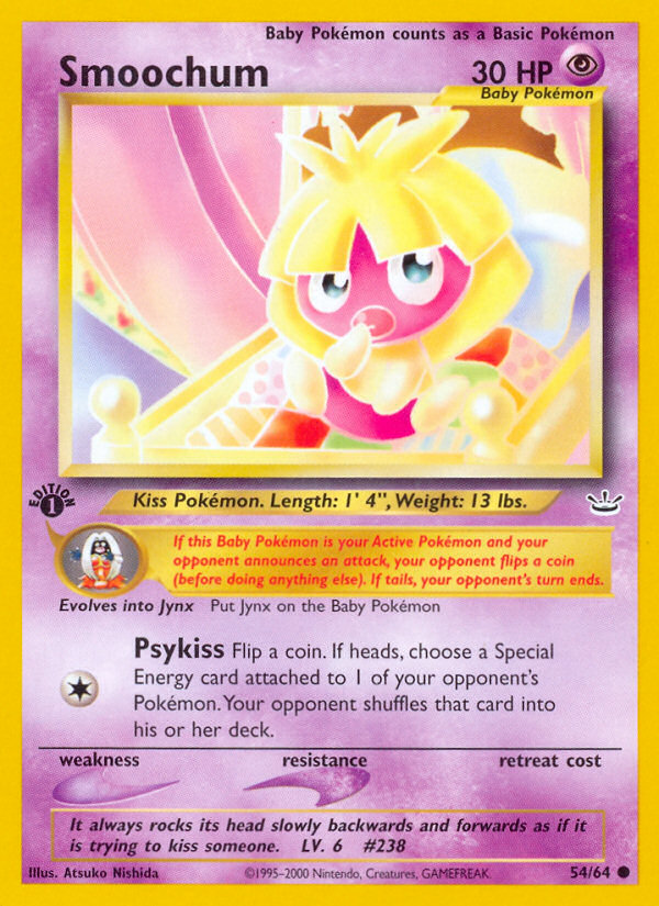 Smoochum #54 Neo Revelation