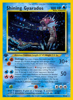 Shining Gyarados #65 Neo Revelation