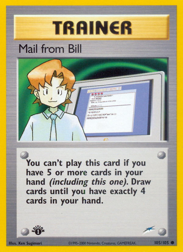 Mail from Bill #105 Neo Destiny