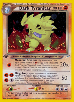 Dark Tyranitar #11 Neo Destiny