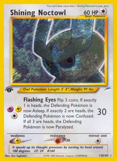 Shining Noctowl #110 Neo Destiny