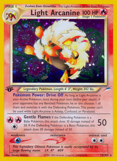 Light Arcanine #12 Neo Destiny