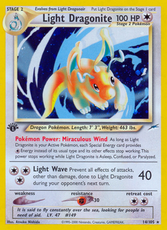 Light Dragonite #14 Neo Destiny