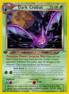 Dark Crobat #2 Neo Destiny