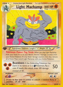 Light Machamp #25 Neo Destiny