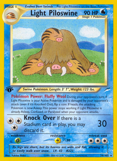 Light Piloswine #26 Neo Destiny