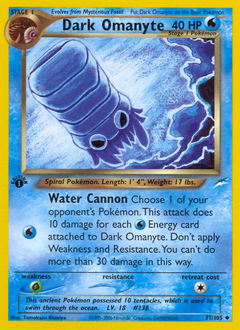 Dark Omanyte #37 PSA 10
