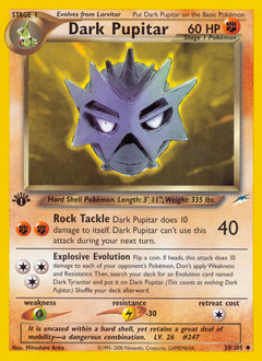 Dark Pupitar #38 Neo Destiny