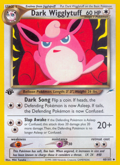 Dark Wigglytuff #40 Neo Destiny