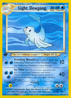 Light Dewgong #45 PSA 10