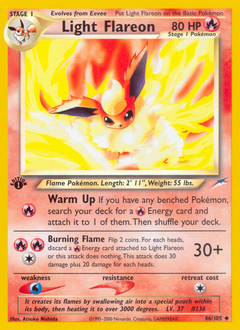 Light Flareon #46 Neo Destiny